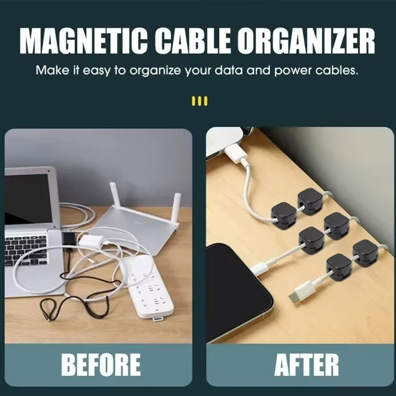 Magnetic Cable Clip Cable Hold - огляд і ціна Cable Organizer Magnetic