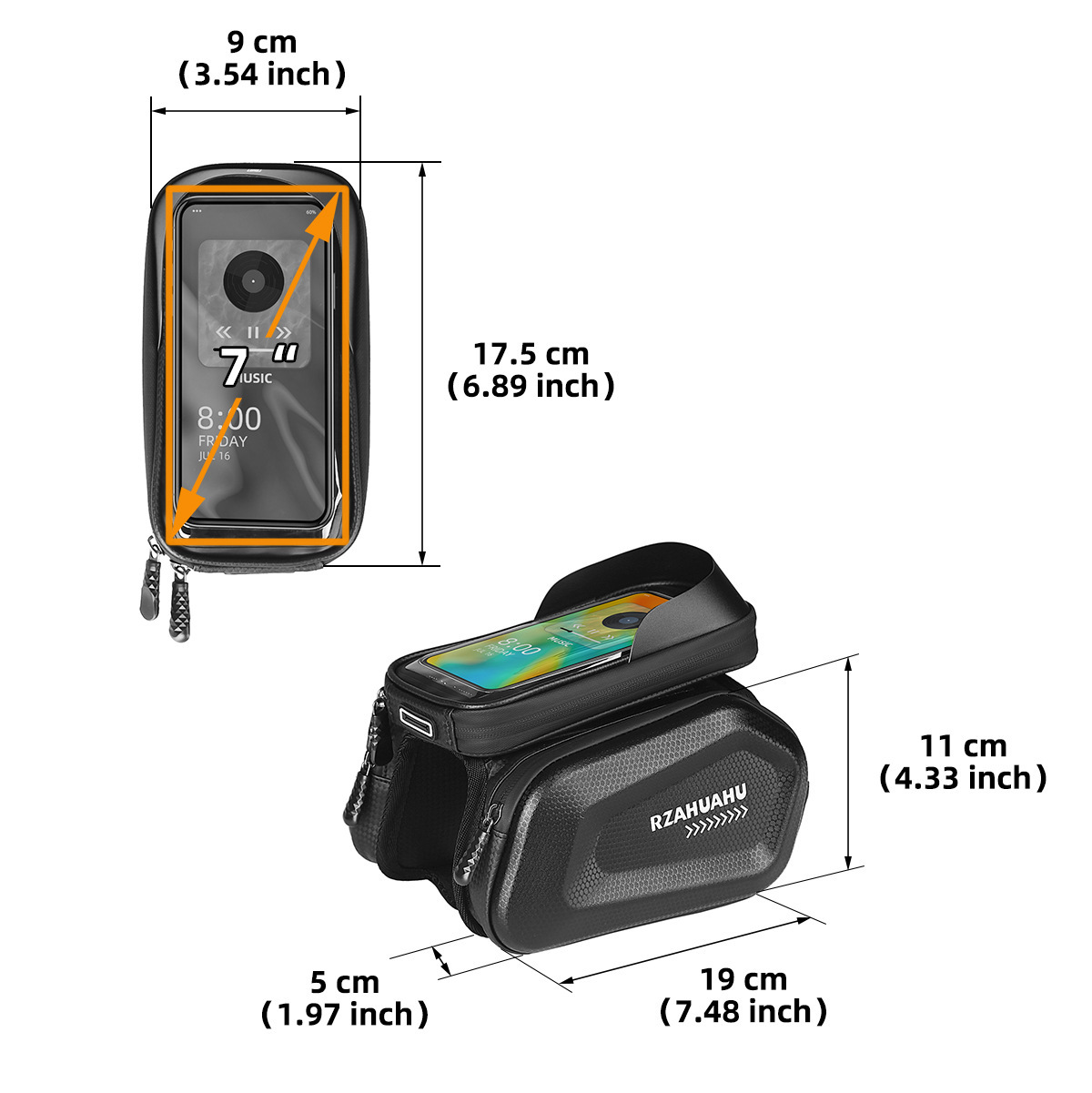 Bicycle Bag with Front Phone H - огляд і ціна Youtube Phone Accessories