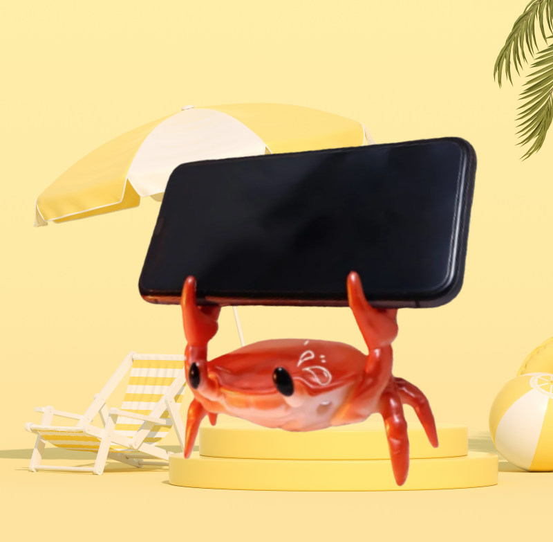 Personality 3D Crab Desk Decor - огляд і ціна Phone Accessories For Old People
