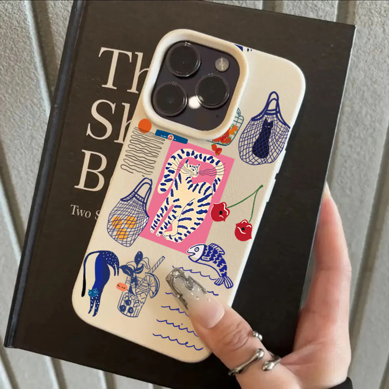 Cute Cherry Cat Print Phone Ca - огляд і ціна Xo Phone Accessories