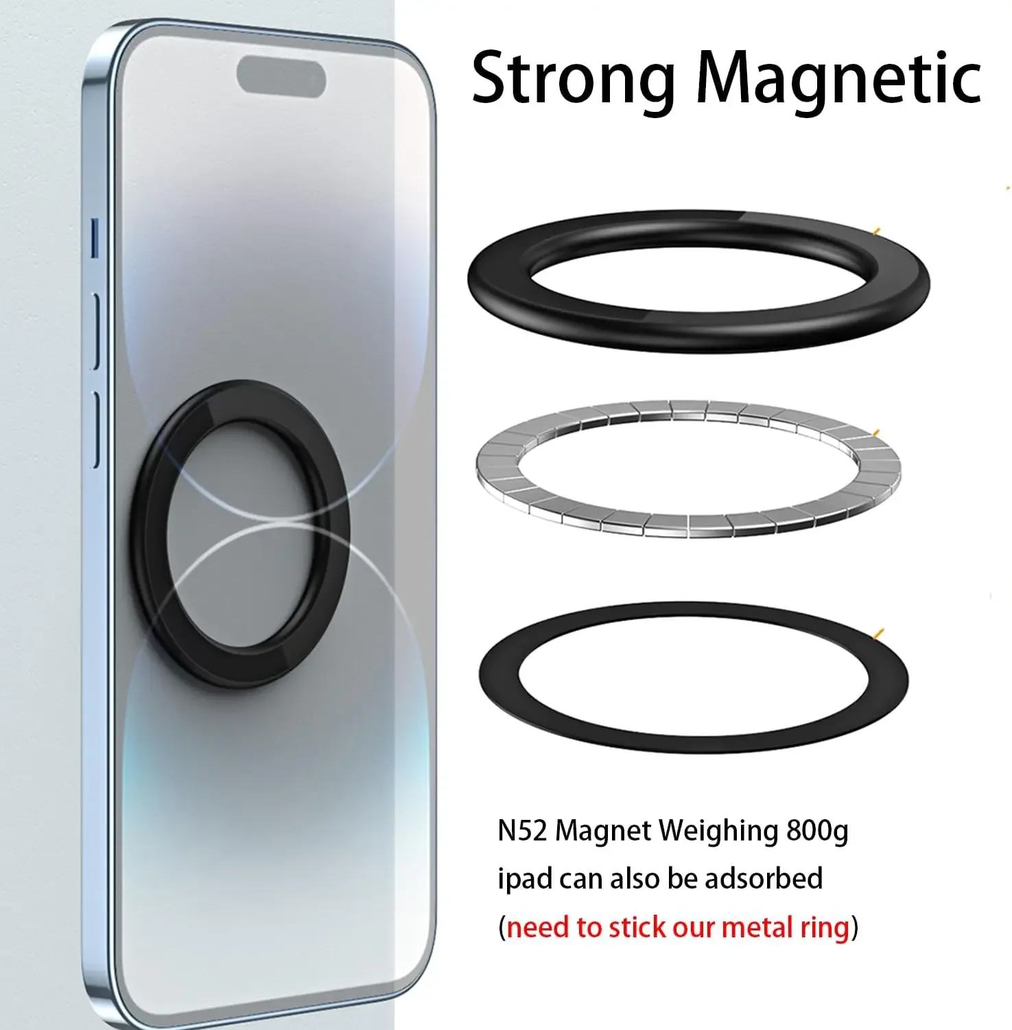 For MagSafe Magnetic Ring Hold - огляд і ціна Phone Accessories Ring Holder