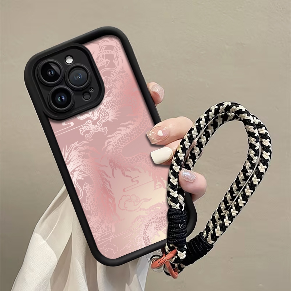 Pale White Dragon Pattern Stra - огляд і ціна Lanyard Phone Strap