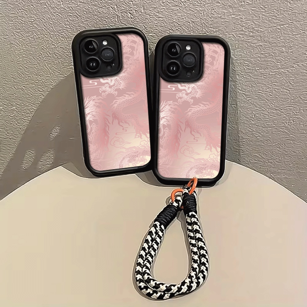 Pale White Dragon Pattern Stra - огляд і ціна Lanyard Phone Strap