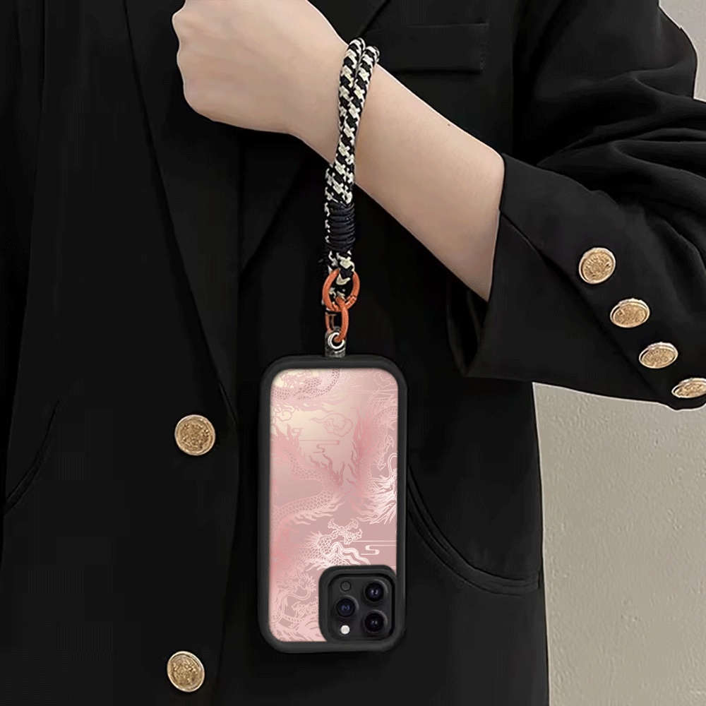 Pale White Dragon Pattern Stra - огляд і ціна Lanyard Phone Strap