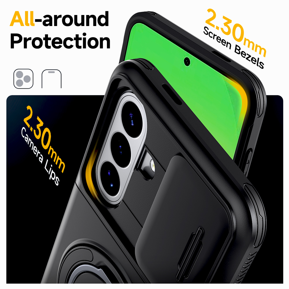 Armor Magnetic Case For Samsun - огляд і ціна Phone Accessories Ring Holder
