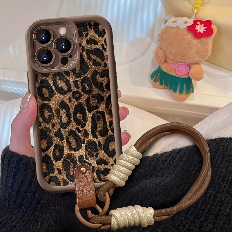 Wrist Strap Leopard Print  Pho - огляд і ціна Lanyard Phone Strap