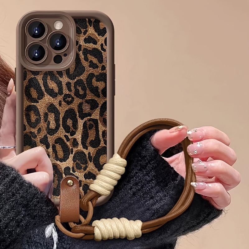 Wrist Strap Leopard Print  Pho - огляд і ціна Lanyard Phone Strap