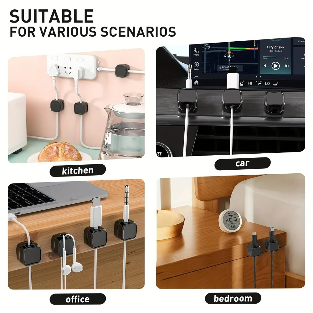 Magnetic Cable Clip Organizer  - огляд і ціна Cable Organizer Magnetic