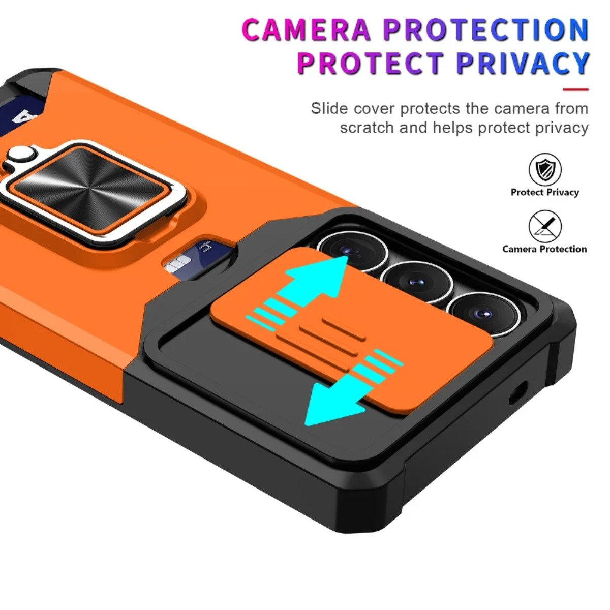 Card Slot Ring Holder Phone Ca - огляд і ціна Phone Accessories Ring Holder
