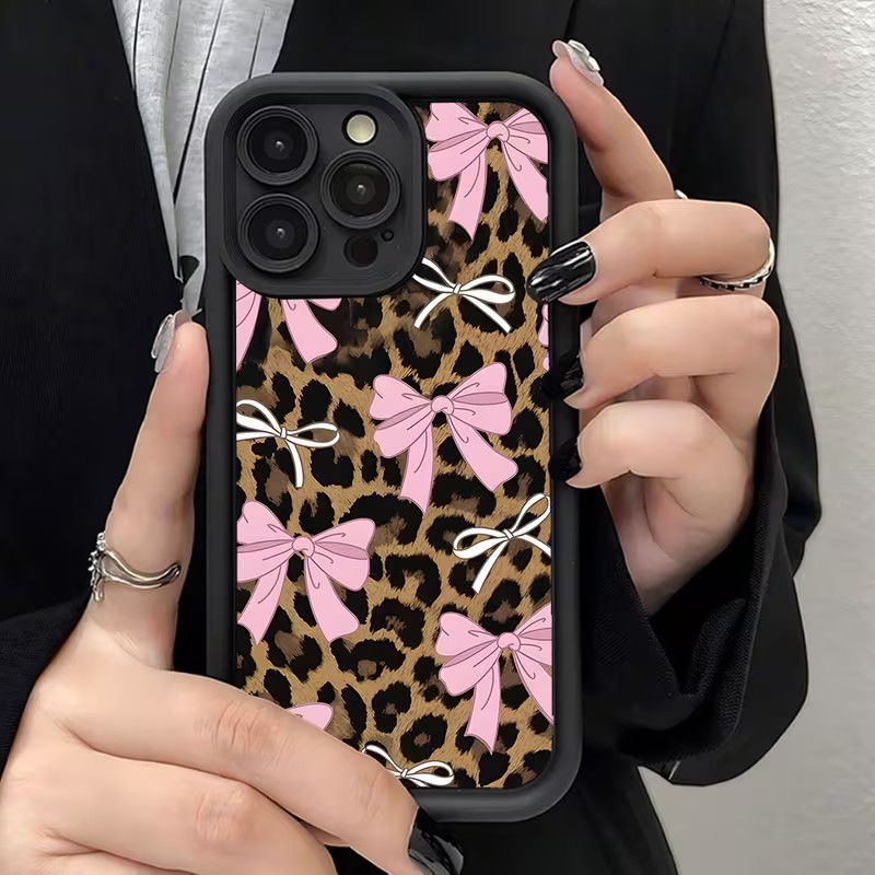 Leopard Print Bow Phone Case F - огляд і ціна Xo Phone Accessories