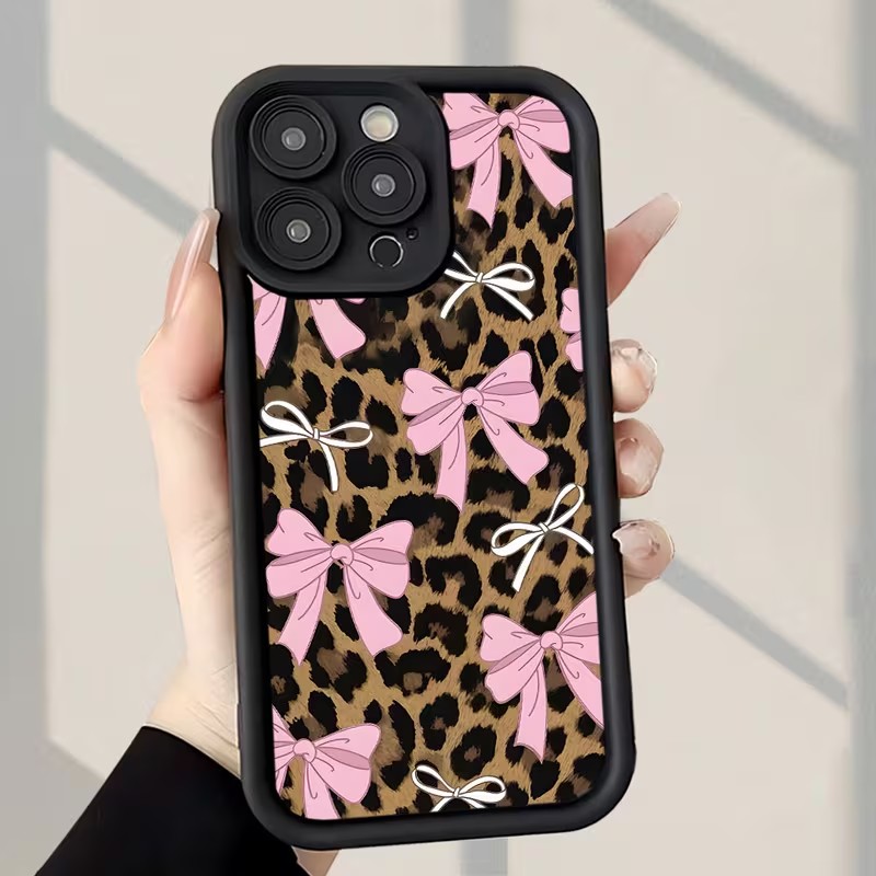Leopard Print Bow Phone Case F - огляд і ціна Xo Phone Accessories